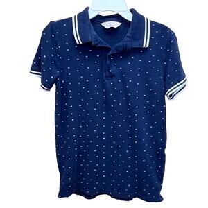 Vintage Remastered Mens Blue Golf Shirt Size XS